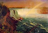 Albert Bierstadt Famous Paintings - Niagara